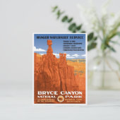 Vintage Ad Poster Postkarte (Stehend Vorderseite)