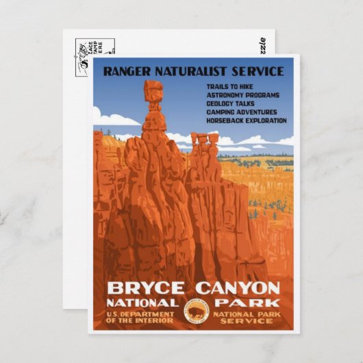 Vintage Ad Poster Postkarte (Vorne/Hinten)