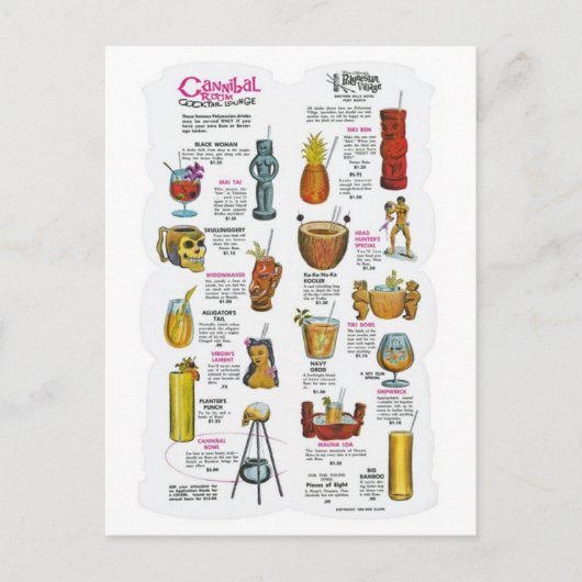 Vintage Ad Poster Postkarte (Vorderseite)