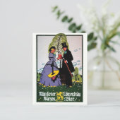 Vintage Ad Poster Postkarte (Stehend Vorderseite)