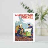Vintage Ad Poster Postkarte (Stehend Vorderseite)