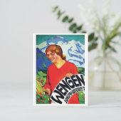 Vintage Ad Poster Postkarte (Stehend Vorderseite)