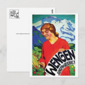 Vintage Ad Poster Postkarte (Vorne/Hinten)
