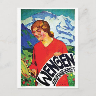 Vintage Ad Poster Postkarte