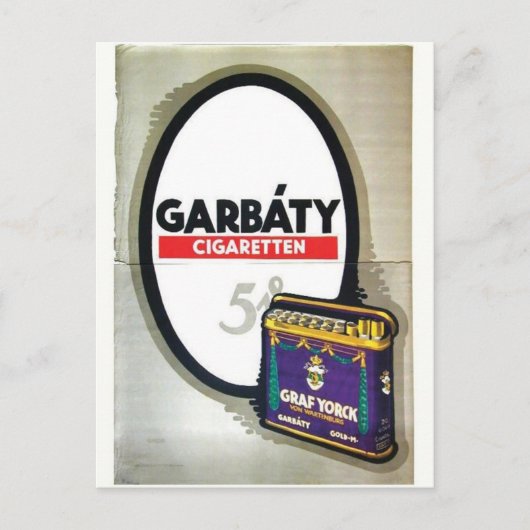 Vintage Ad Poster Postkarte (Vorderseite)