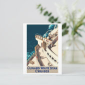 Vintage Ad Poster Postkarte (Stehend Vorderseite)