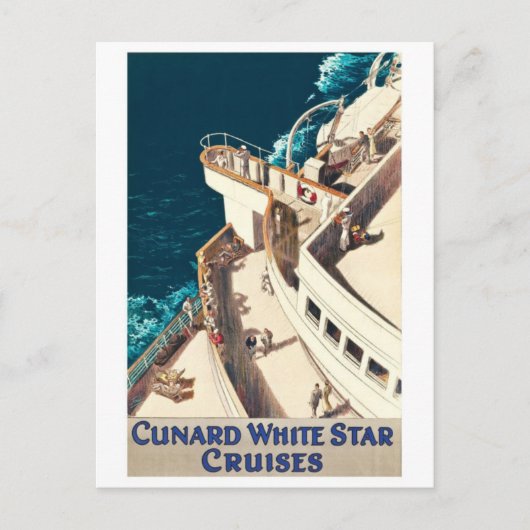 Vintage Ad Poster Postkarte (Vorderseite)
