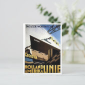 Vintage Ad Poster Postkarte (Stehend Vorderseite)