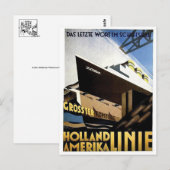 Vintage Ad Poster Postkarte (Vorne/Hinten)