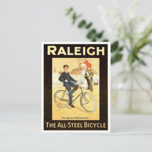 Vintage Ad Poster Postkarte (Stehend Vorderseite)