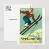 Vintage Ad Poster Postkarte (Vorne/Hinten)