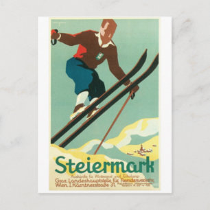 Vintage Ad Poster Postkarte