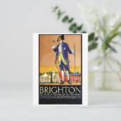 Vintage Ad Poster Postkarte (Stehend Vorderseite)