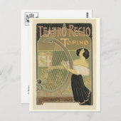 Vintage Ad Poster Postkarte (Vorne/Hinten)