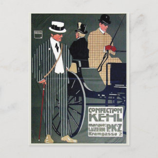 Vintage Ad Poster Postkarte