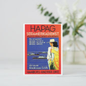 Vintage Ad Poster Postkarte (Stehend Vorderseite)