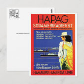 Vintage Ad Poster Postkarte (Vorne/Hinten)