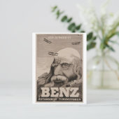 Vintage Ad Poster Postkarte (Stehend Vorderseite)