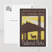 Vintage Ad Poster Postkarte (Vorne/Hinten)