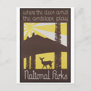 Vintage Ad Poster Postkarte