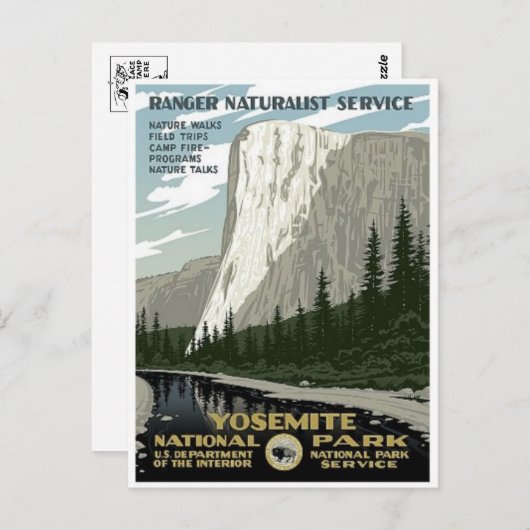 Vintage Ad Poster Postkarte (Vorne/Hinten)