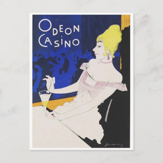 Vintage Ad Poster Postkarte (Vorderseite)