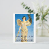 Vintage Ad Poster Postkarte (Stehend Vorderseite)