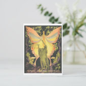 Vintage Ad Poster Postkarte (Stehend Vorderseite)