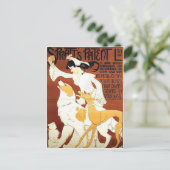 Vintage Ad Poster Postkarte (Stehend Vorderseite)