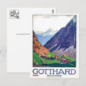 Vintage Ad Poster Postkarte (Vorne/Hinten)