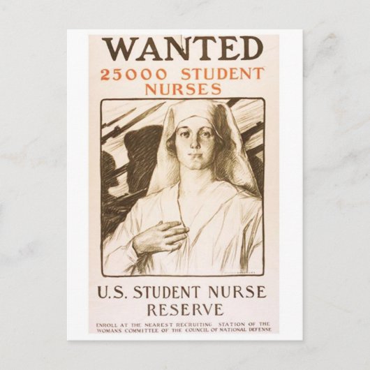 Vintage Ad Poster Postkarte (Vorderseite)