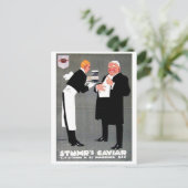 Vintage Ad Poster Postkarte (Stehend Vorderseite)