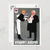 Vintage Ad Poster Postkarte (Vorne/Hinten)