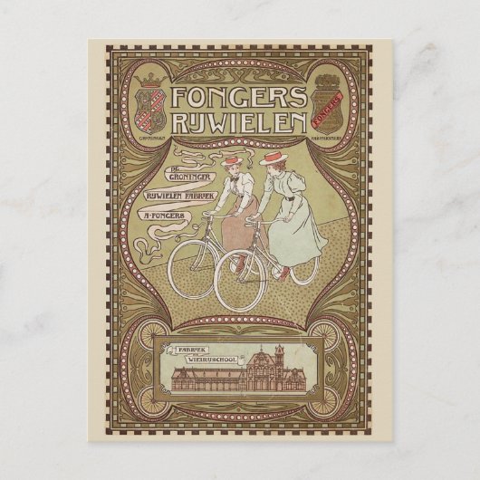 Vintage Ad Poster Postkarte (Vorderseite)