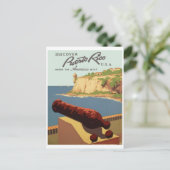 Vintage Ad Poster Postkarte (Stehend Vorderseite)