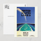 Vintage Ad Poster Postkarte (Vorne/Hinten)