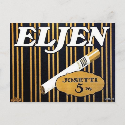 Vintage Ad Poster Postkarte (Vorderseite)