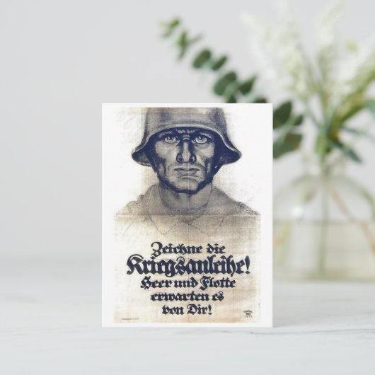 Vintage Ad Poster Postkarte (Stehend Vorderseite)