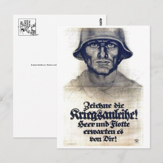 Vintage Ad Poster Postkarte (Vorne/Hinten)