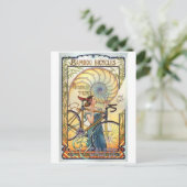 Vintage Ad Poster Postkarte (Stehend Vorderseite)