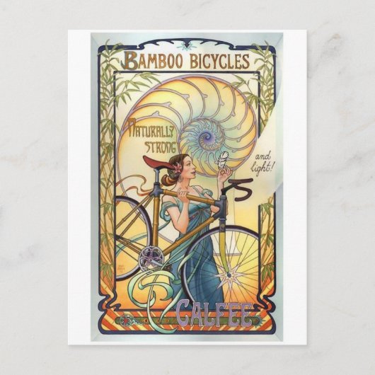 Vintage Ad Poster Postkarte (Vorderseite)