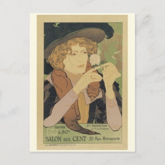 Vintage Ad Poster Postkarte (Vorderseite)