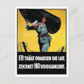 Vintage Ad Poster Postkarte (Vorderseite)