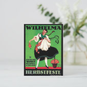 Vintage Ad Poster Postkarte (Stehend Vorderseite)