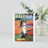 Vintage Ad Poster Postkarte (Stehend Vorderseite)