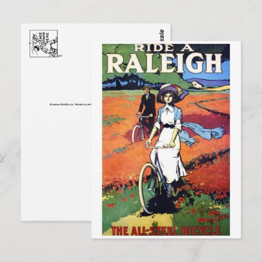 Vintage Ad Poster Postkarte (Vorne/Hinten)