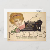 Vintage Ad Poster Postkarte (Vorne/Hinten)