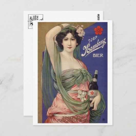 Vintage Ad Poster Postkarte (Vorne/Hinten)