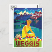 Vintage Ad Poster Postkarte (Vorne/Hinten)