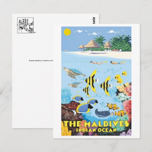 Vintage Ad Poster Postkarte (Vorne/Hinten)